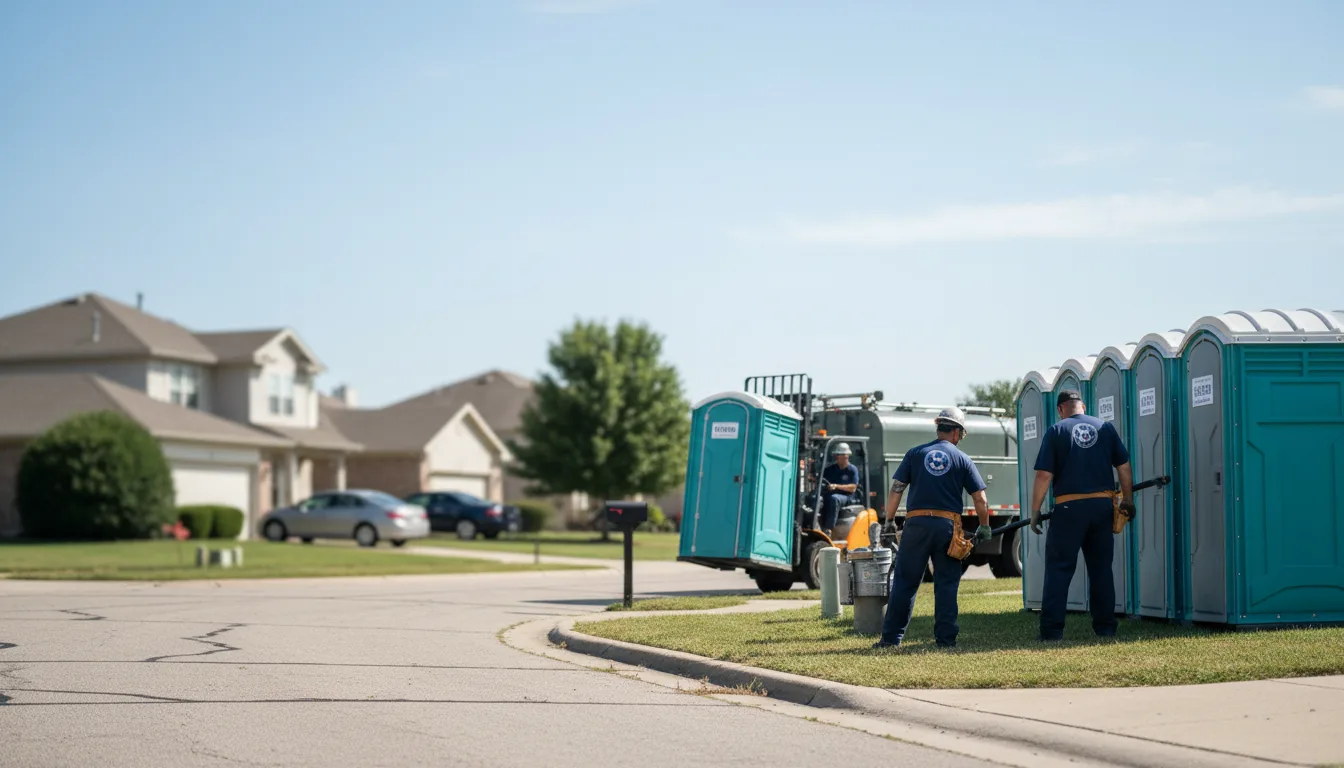 Porta Potty Rental in Garland, TX near me